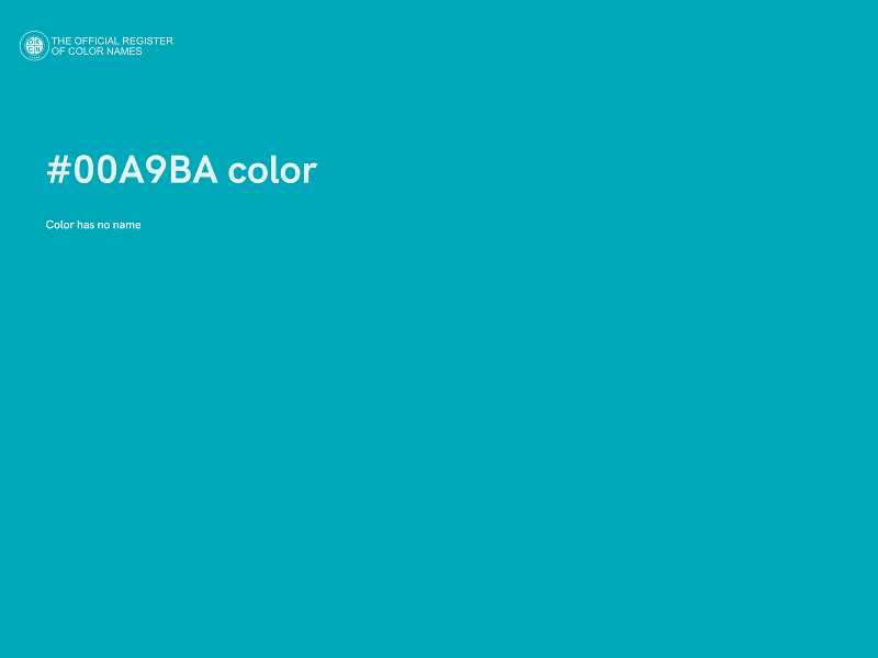 #00A9BA color image