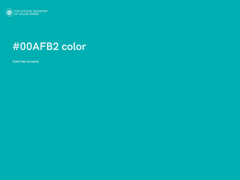 #00AFB2 color image