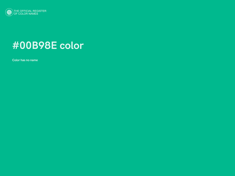 #00B98E color image