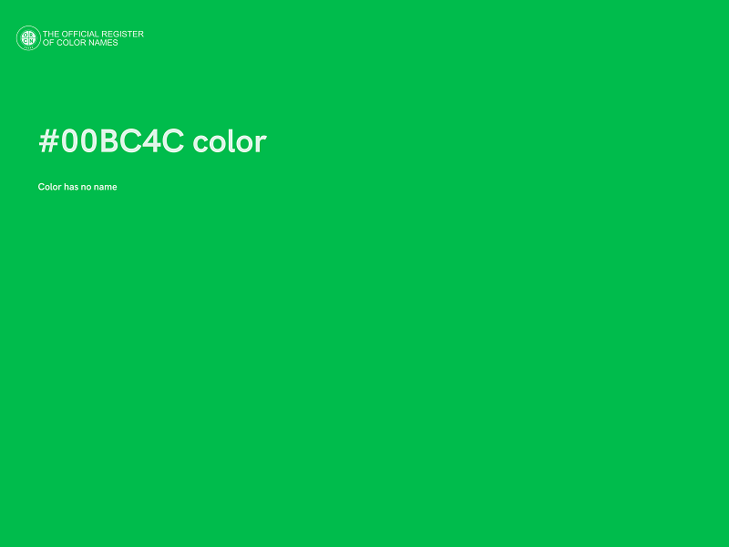 #00BC4C color image