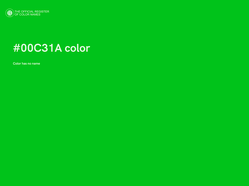 #00C31A color image