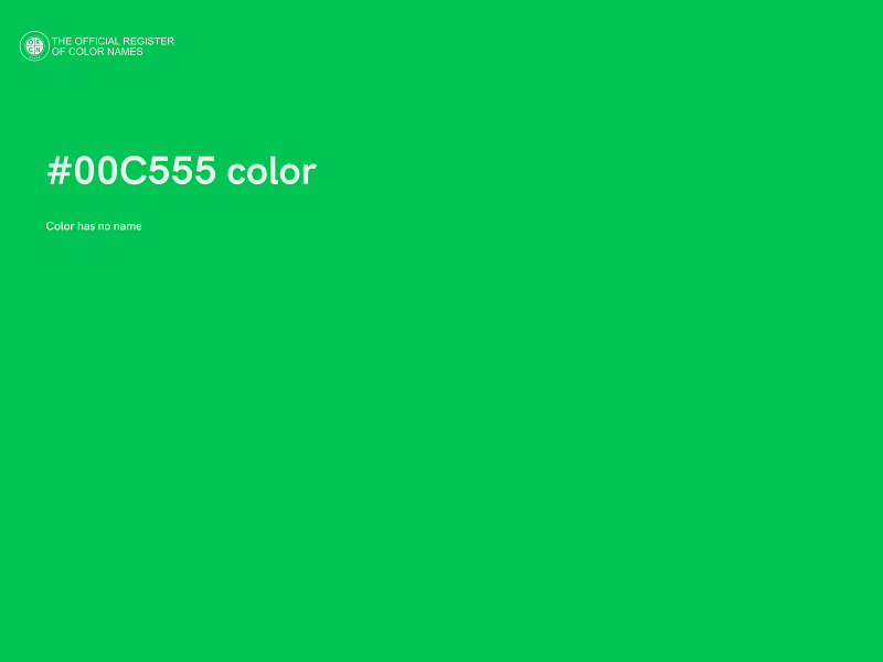 #00C555 color image