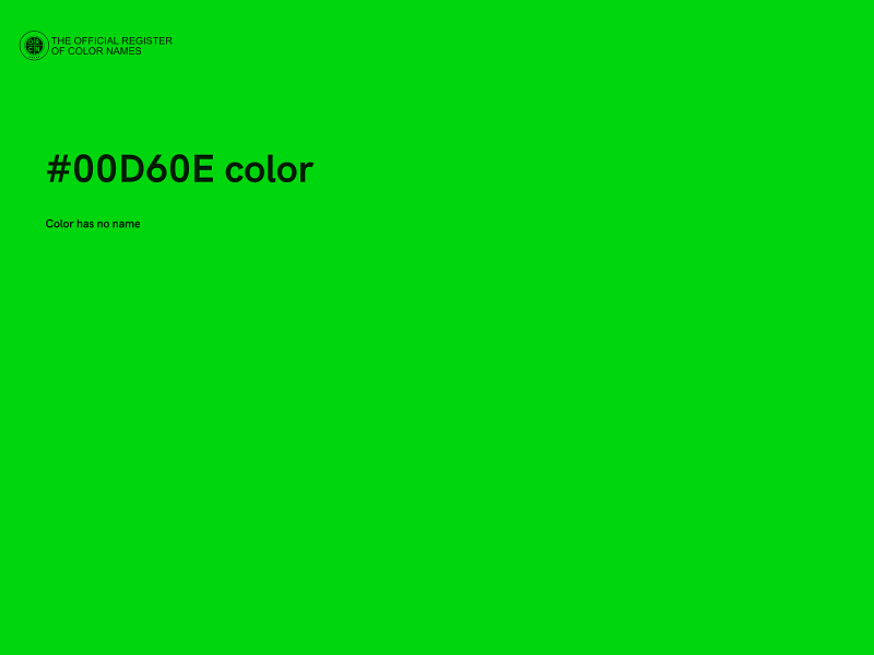 #00D60E color image