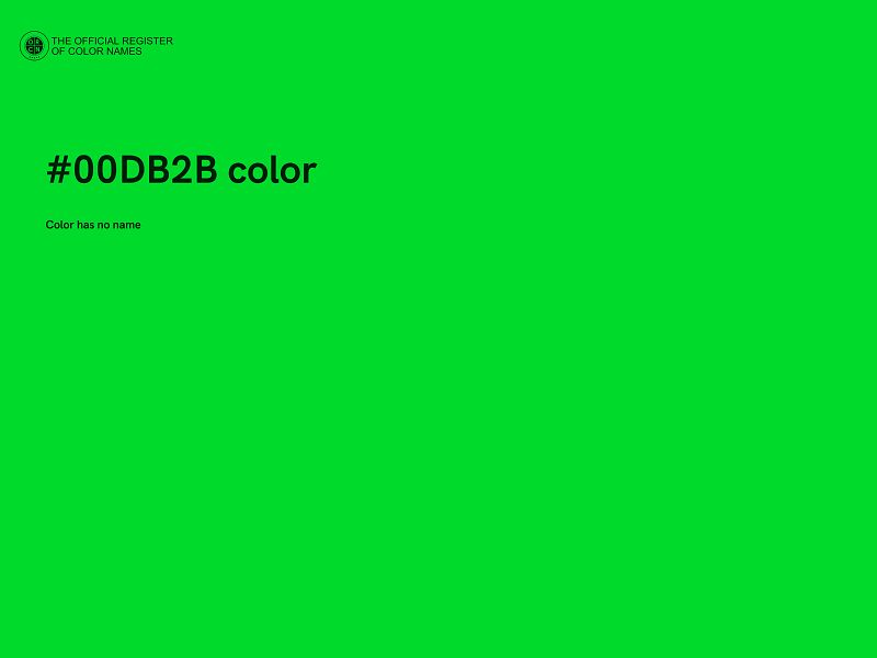 #00DB2B color image