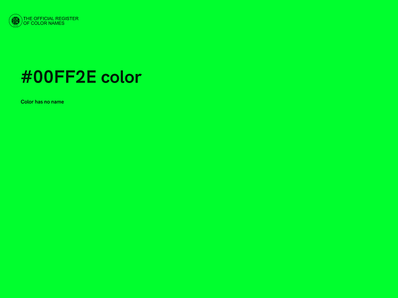 #00FF2E color image