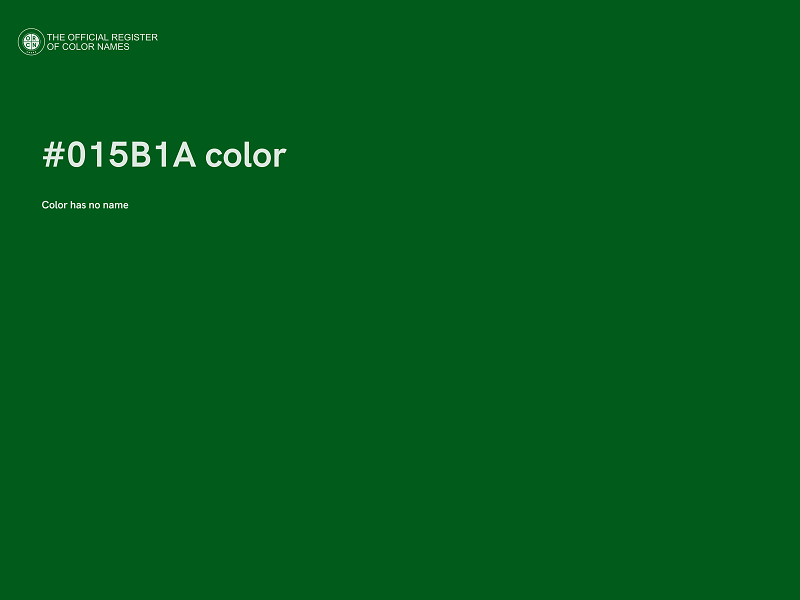 #015B1A color image