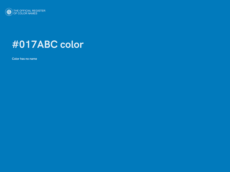 #017ABC color image