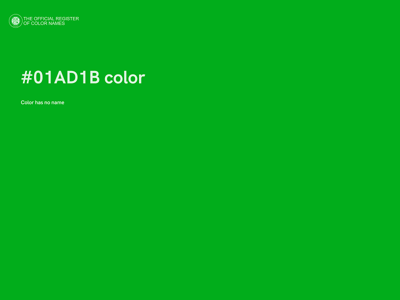 #01AD1B color image