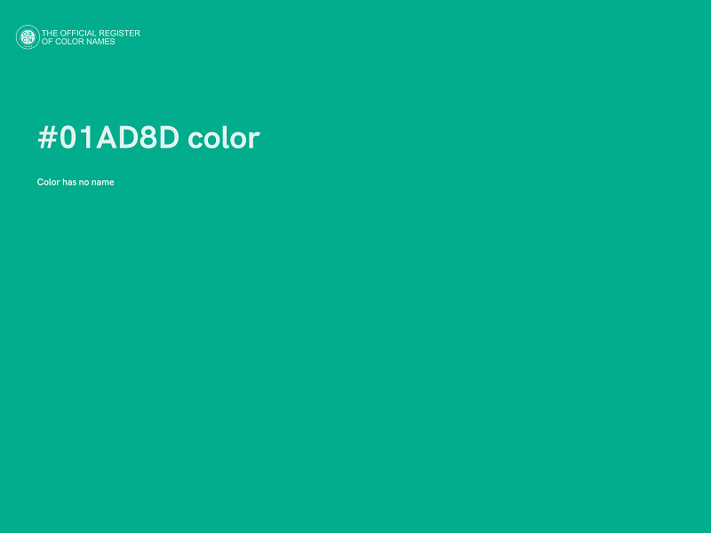 #01AD8D color image