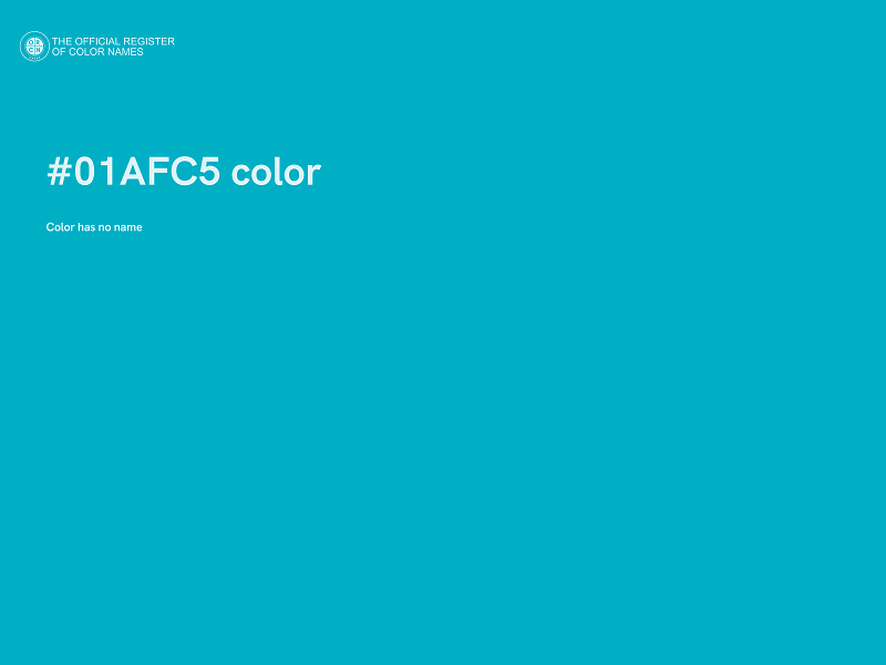 #01AFC5 color image