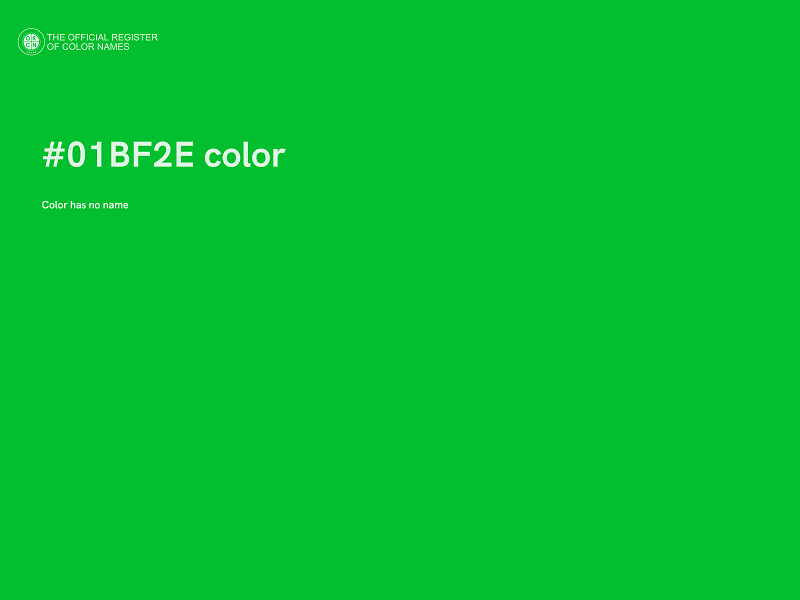 #01BF2E color image