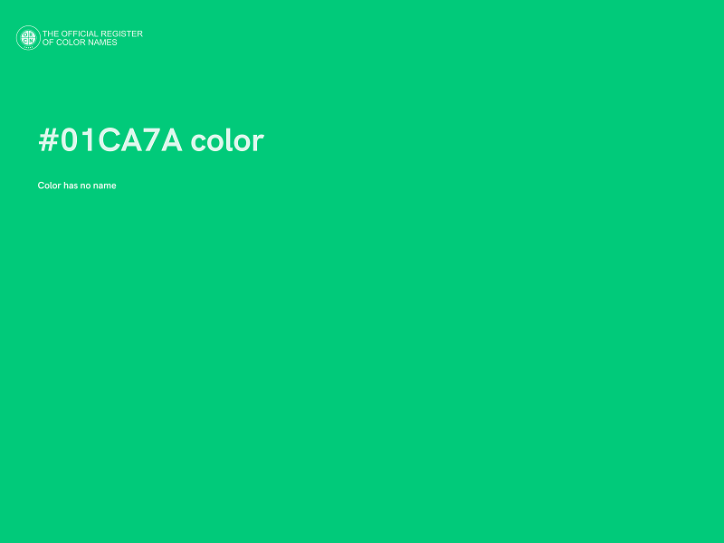 #01CA7A color image