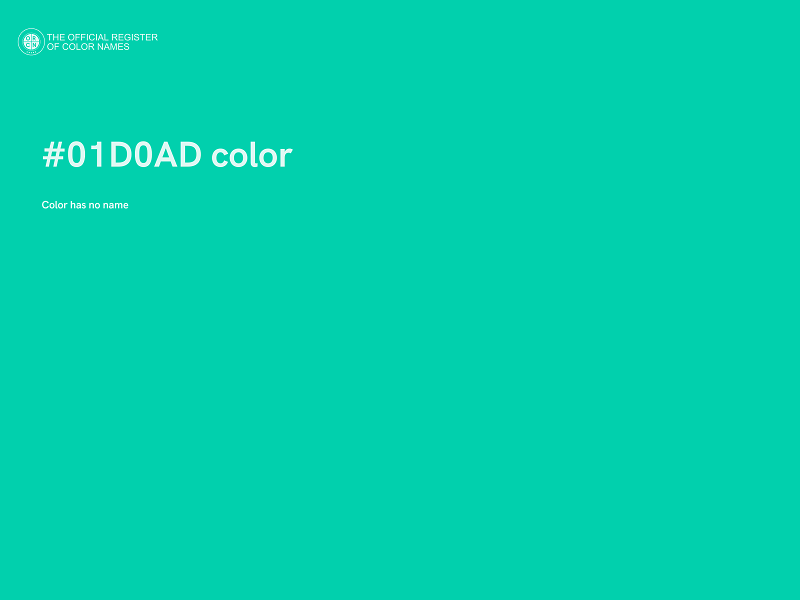 #01D0AD color image