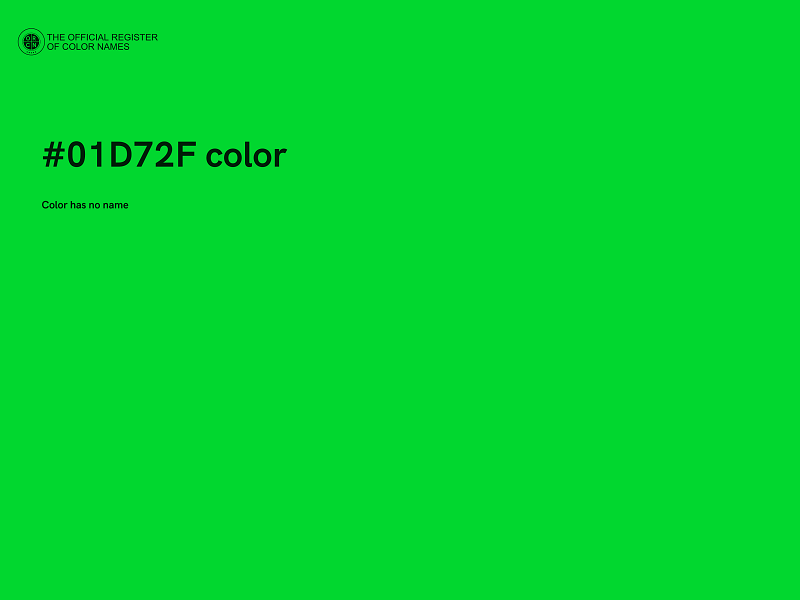 #01D72F color image