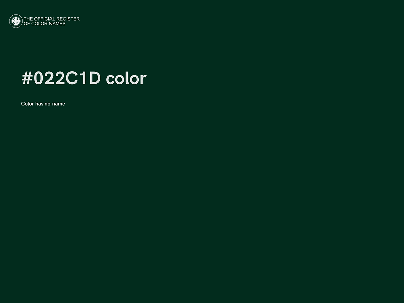 #022C1D color image