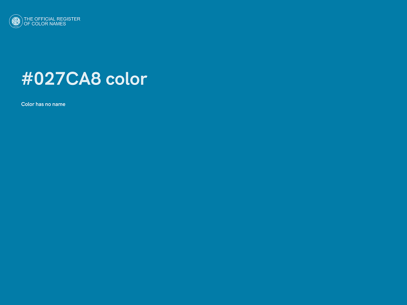 #027CA8 color image