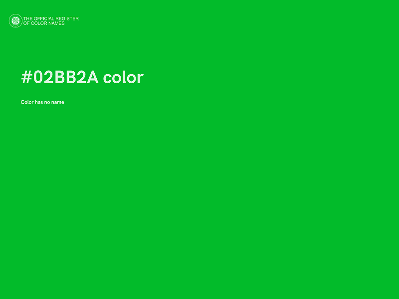 #02BB2A color image