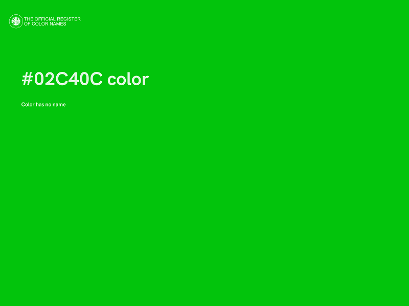 #02C40C color image