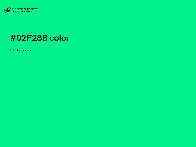 #02F28B color image