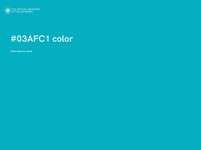 #03AFC1 color image