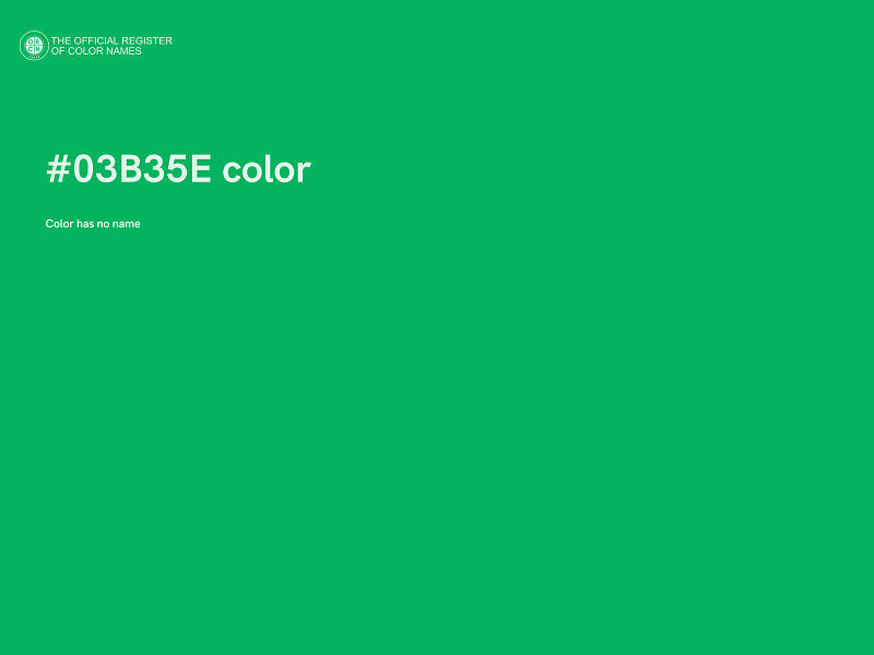 #03B35E color image