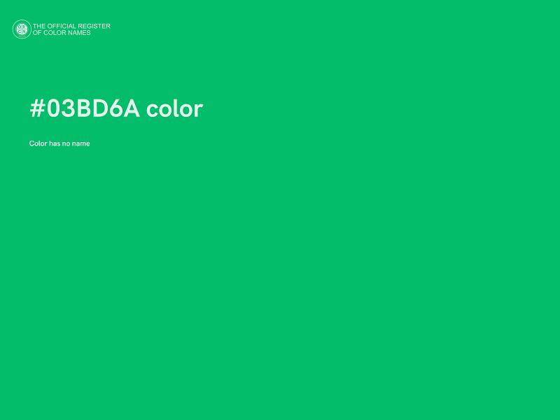 #03BD6A color image