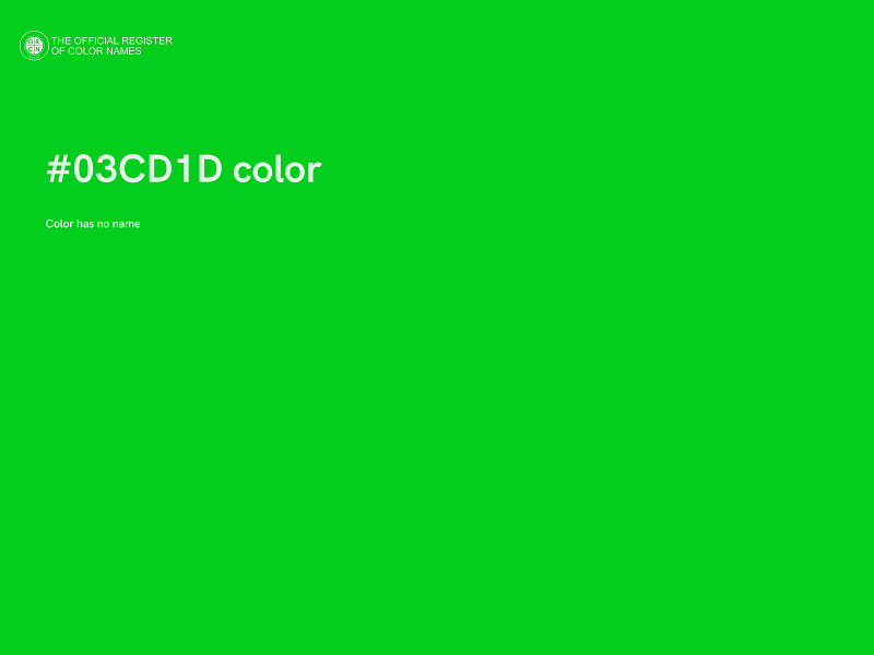 #03CD1D color image