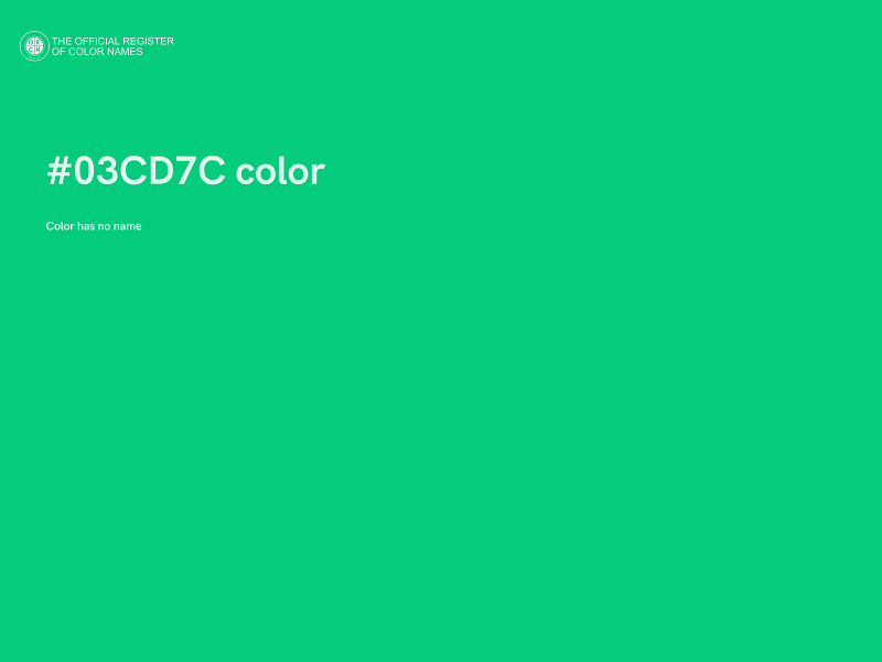 #03CD7C color image