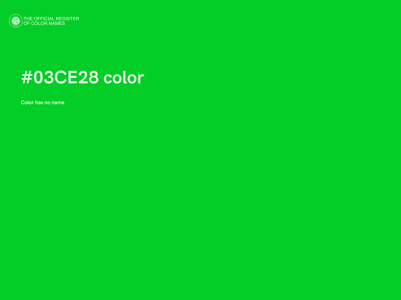 #03CE28 color image