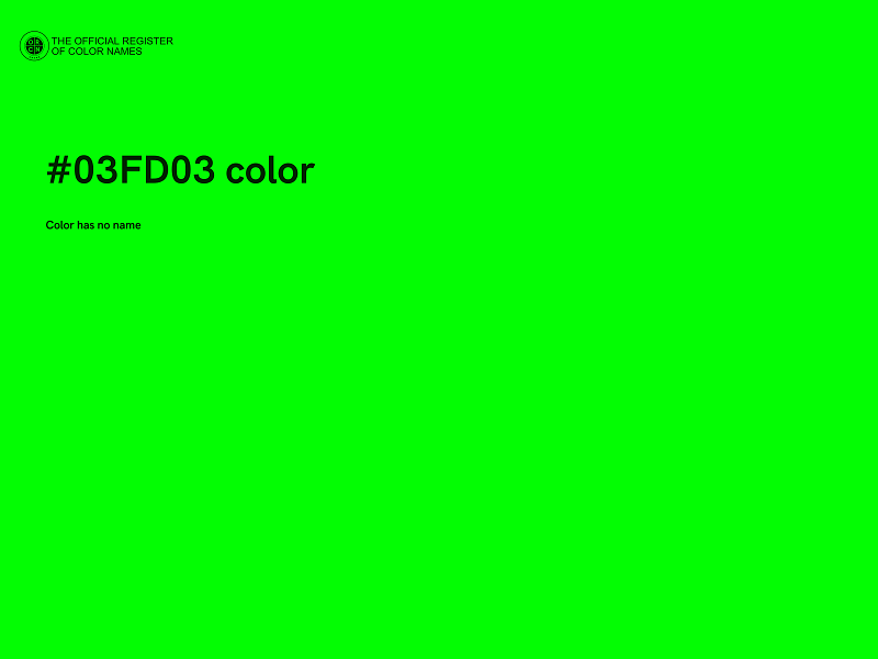 #03FD03 color image