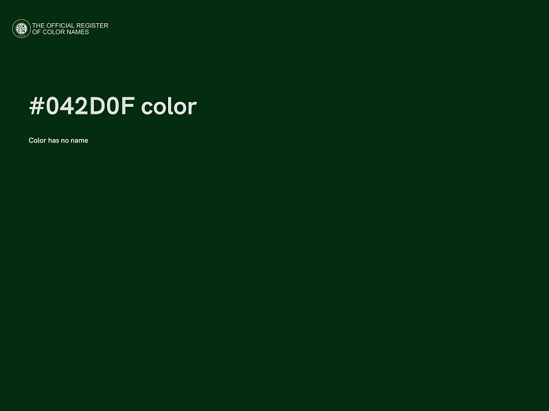 #042D0F color image