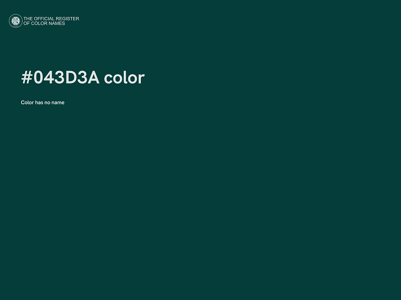 #043D3A color image