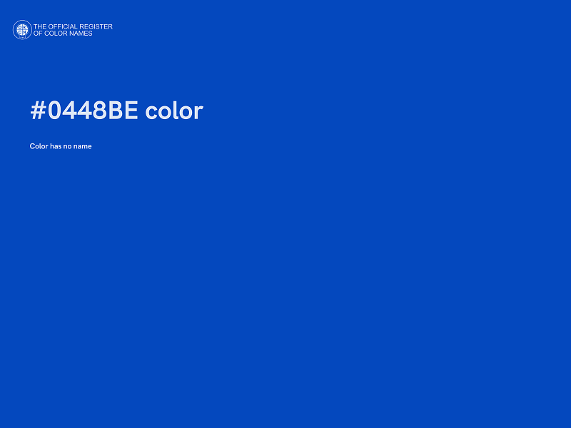 #0448BE color image