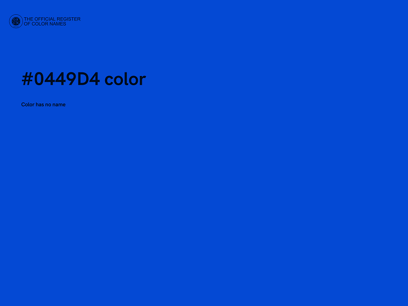 #0449D4 color image