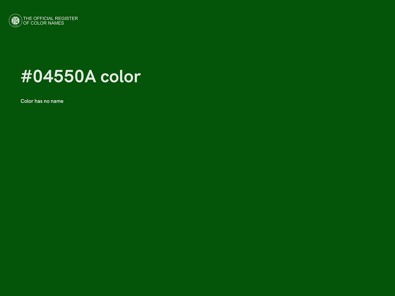 #04550A color image