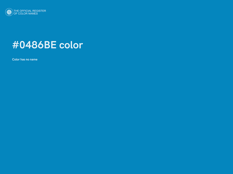 #0486BE color image