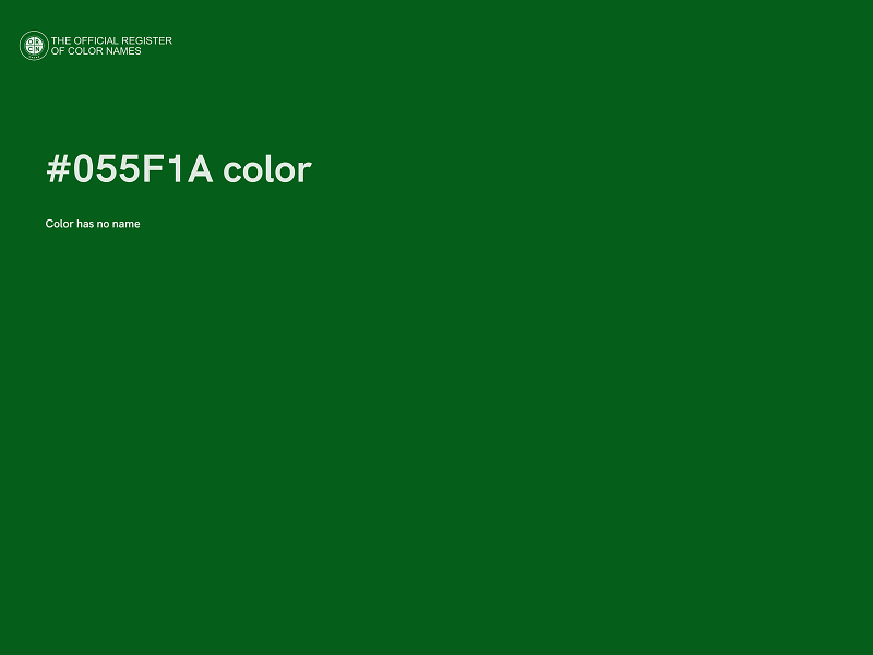 #055F1A color image