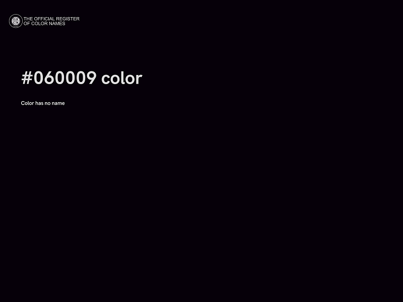 #060009 color image