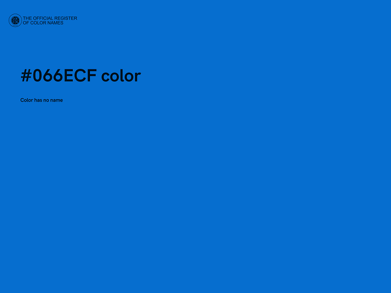 #066ECF color image