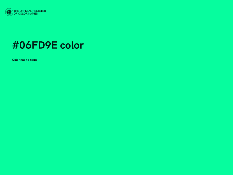 #06FD9E color image