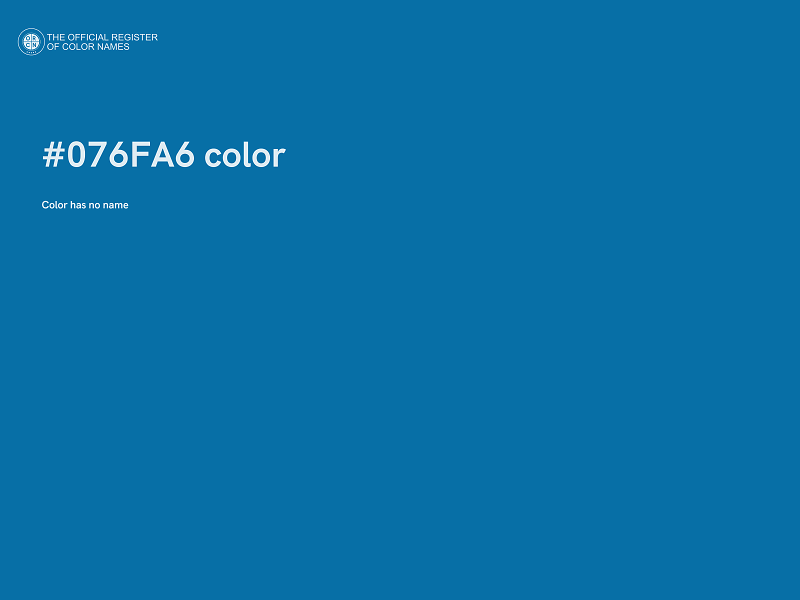 #076FA6 color image