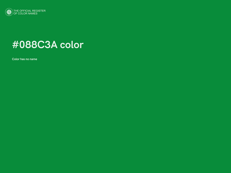 #088C3A color image