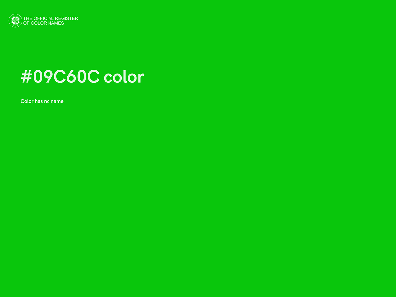 #09C60C color image