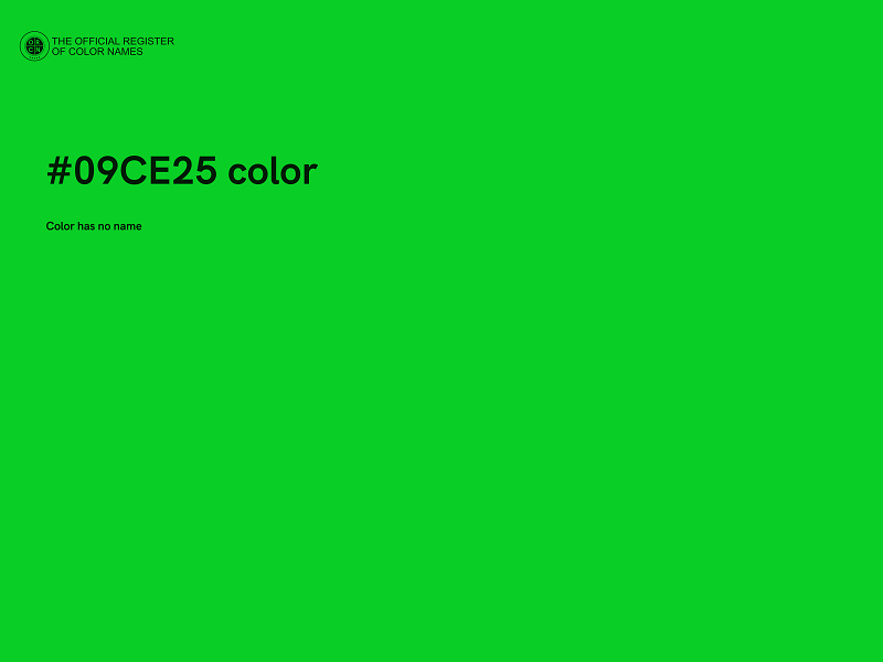 #09CE25 color image