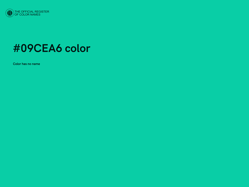 #09CEA6 color image