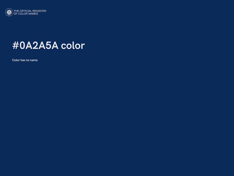 #0A2A5A color image