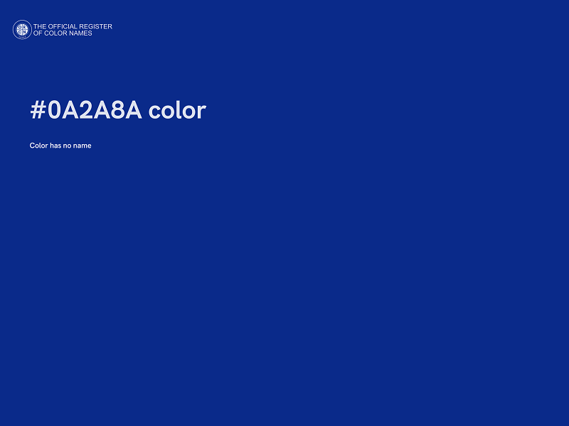 #0A2A8A color image