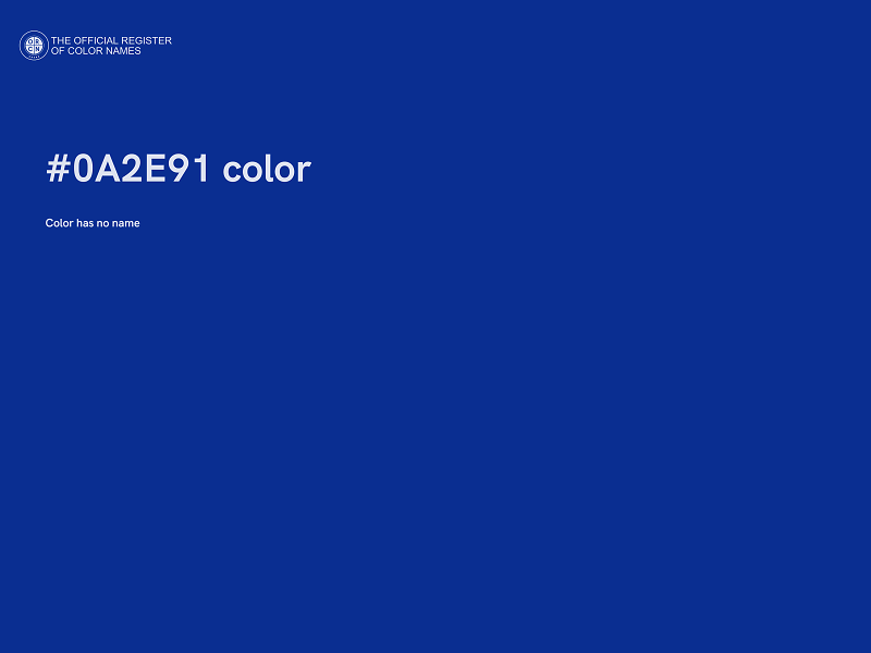 #0A2E91 color image