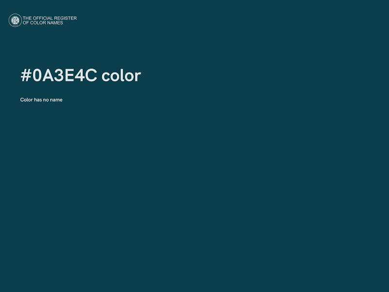 #0A3E4C color image