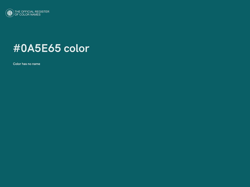 #0A5E65 color image